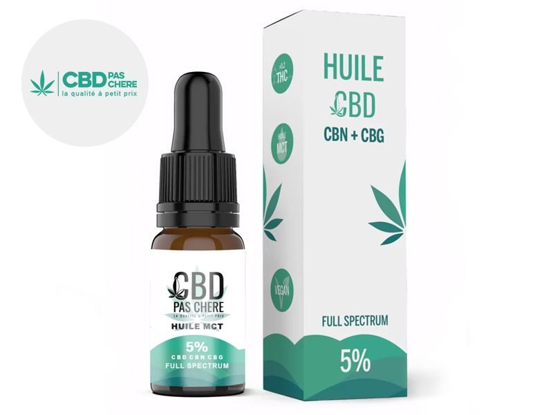 Huile CBD Huile CBD CBG CBN 5% bio CBD Pas Chère