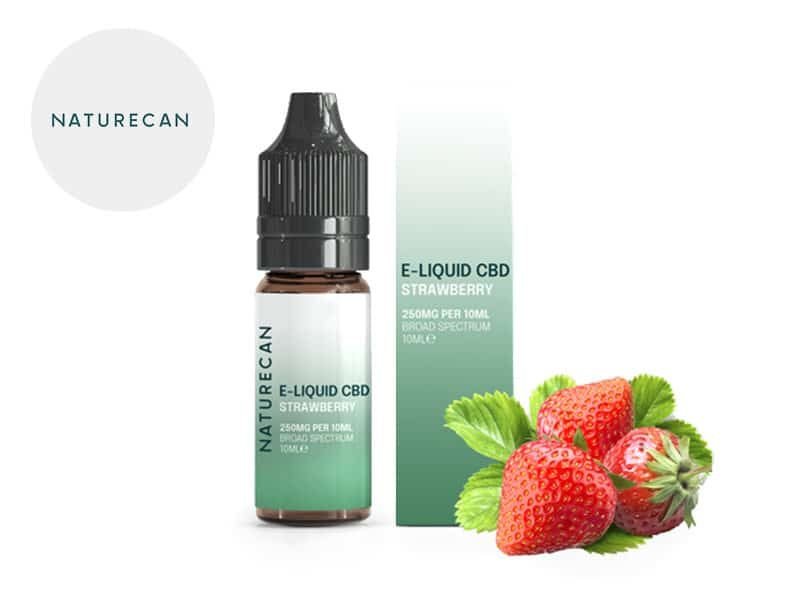 E-liquide CBD E-liquide Fraise CBD (500mg) Naturecan