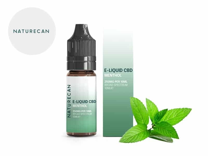 E-liquide CBD E-liquide Menthol CBD (250mg) Naturecan