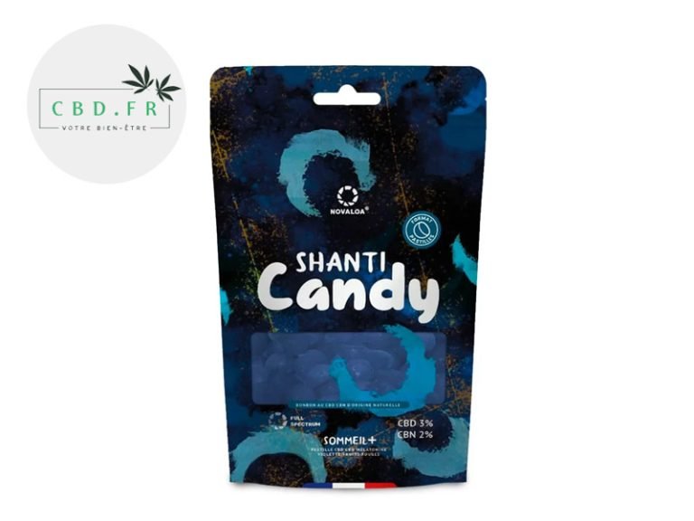 Bonbons CBD Bonbons Mélatonine Sommeil CBD CBN Shanti Candy