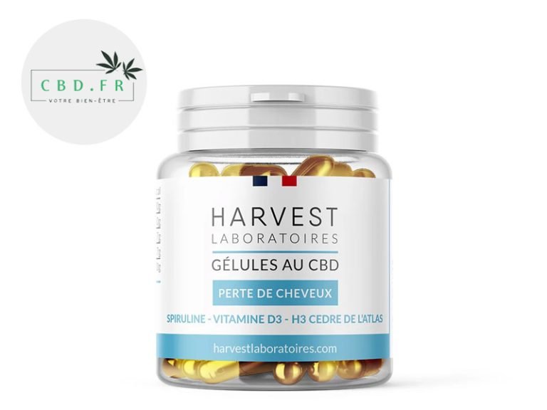 Capsules CBD Gélules CBD (1500mg) Spiruline Harvest Laboratoires