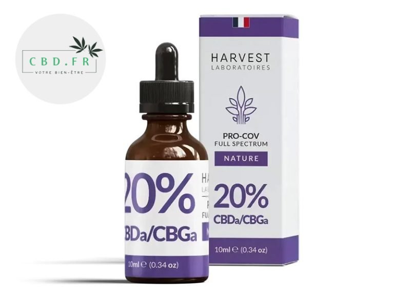 Huile CBD Huile CBDa CBGa 20% Harvest Laboratoires